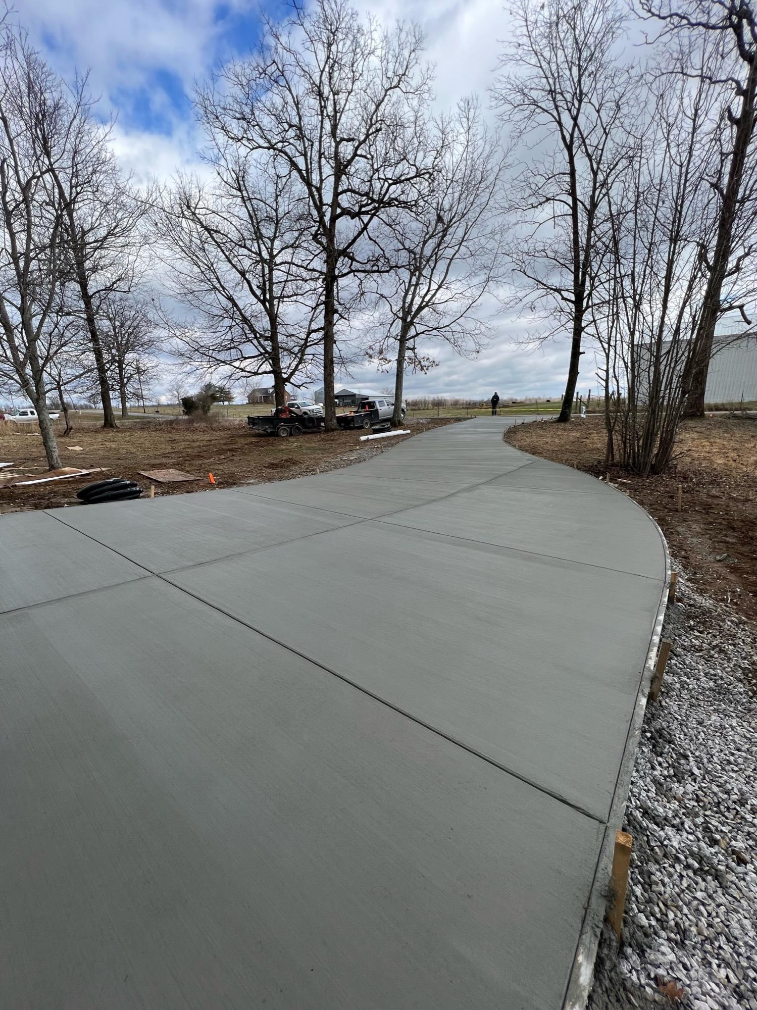 Finished concrete project — Complete Concrete TN