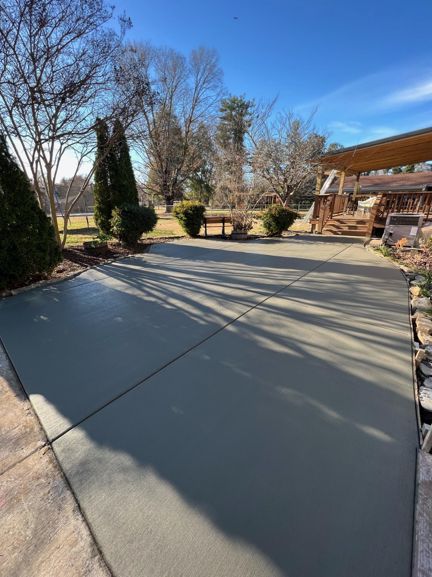 Concrete job site finish — Complete Concrete TN