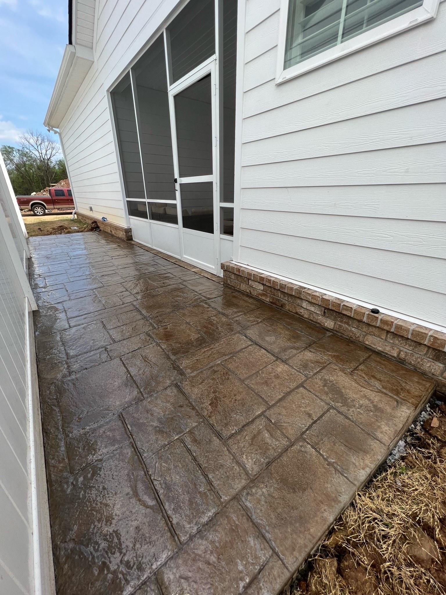 Textured decorative concrete — Complete Concrete TN