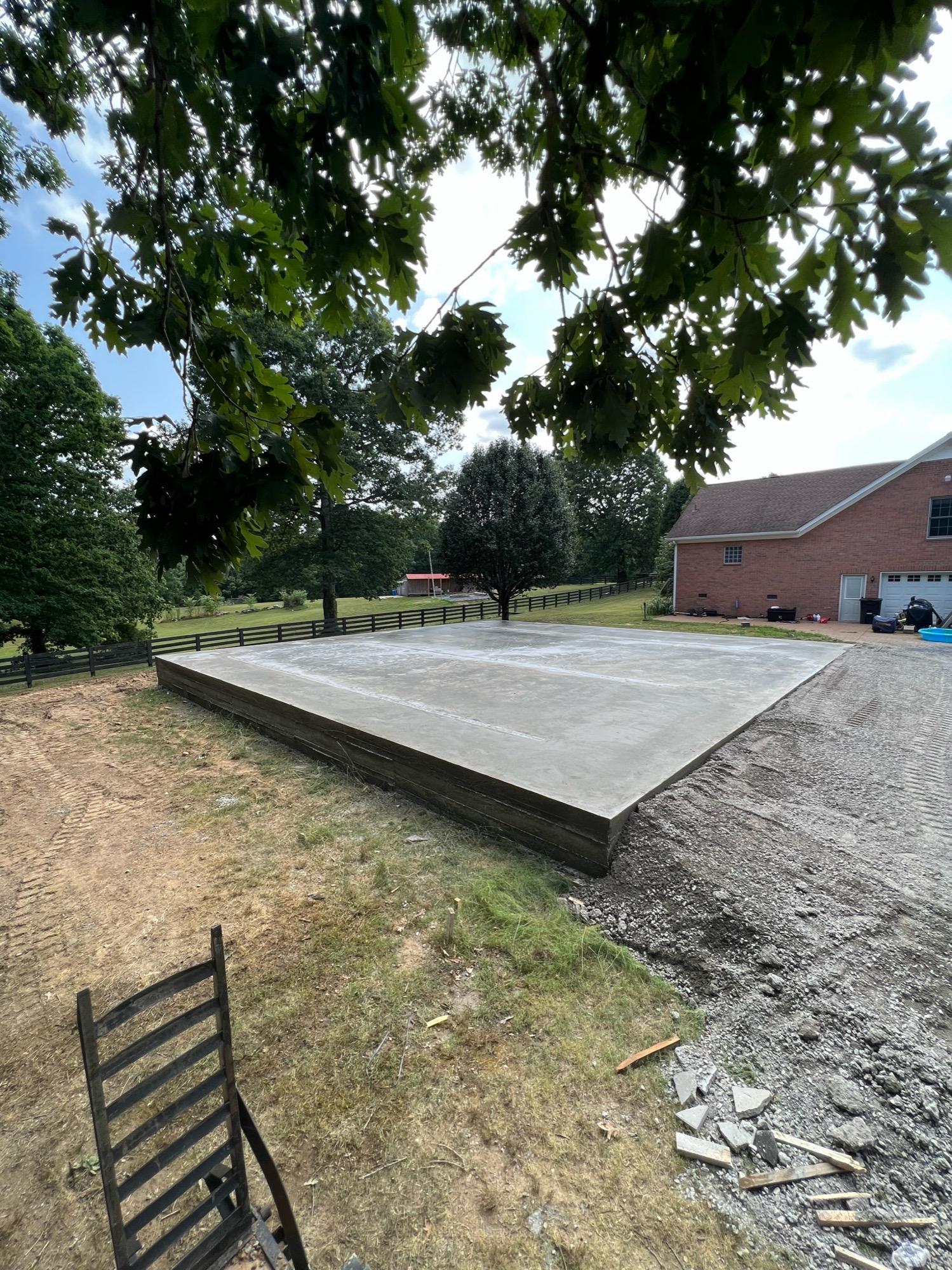Slab foundation pour — Complete Concrete TN