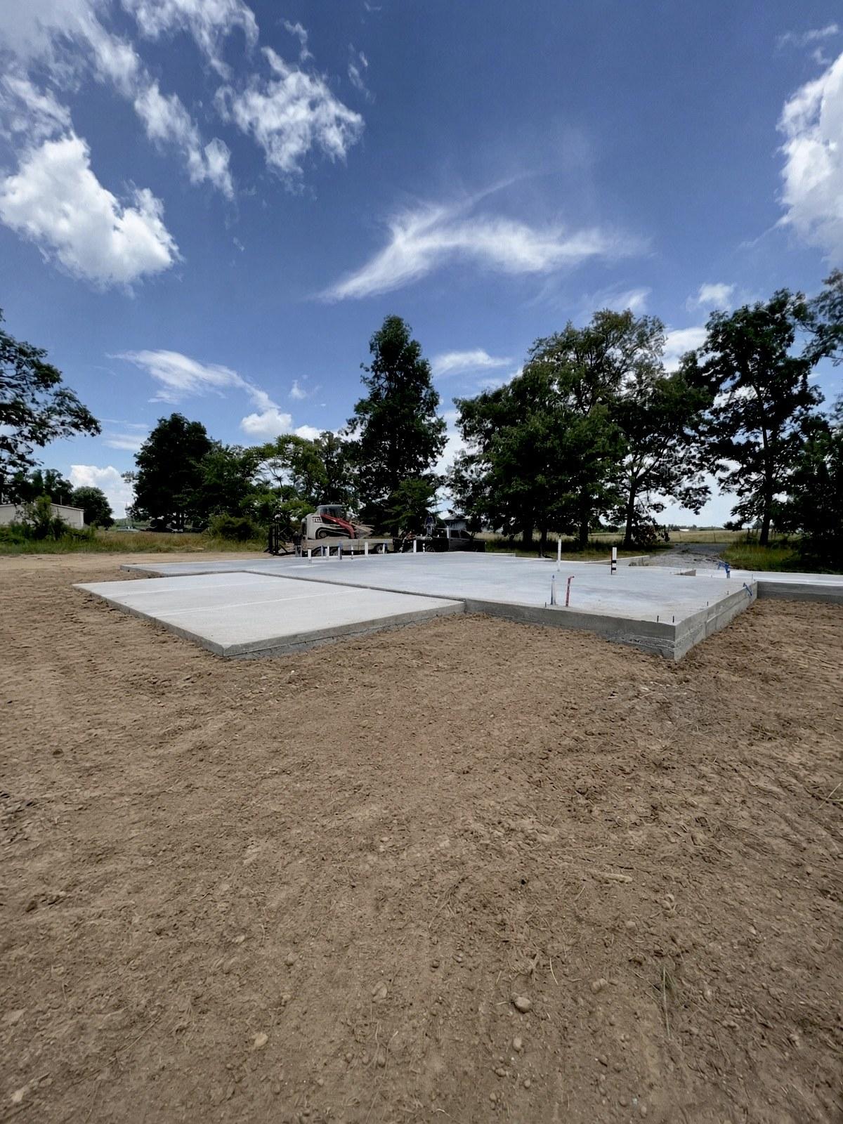 Reinforced slab foundation prep — Complete Concrete TN